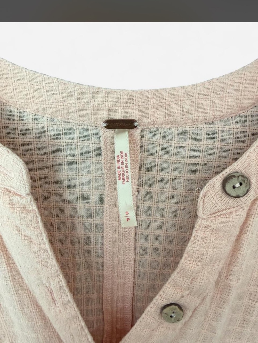 Free People Blush Peach Mini Dress - Picture 3 of 7